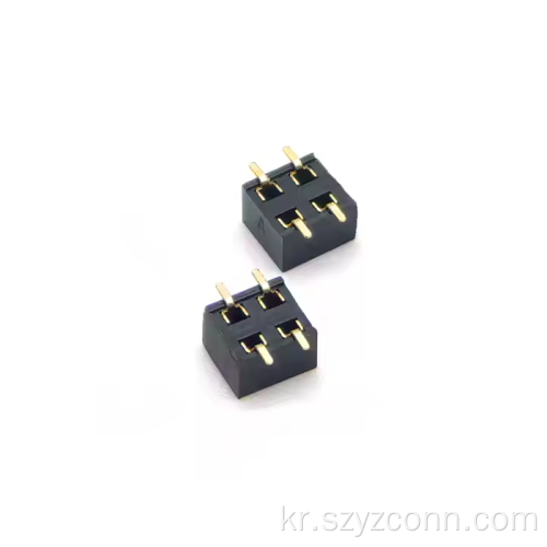 2.54mm 피치 암 헤더 커넥터 SMT 4P